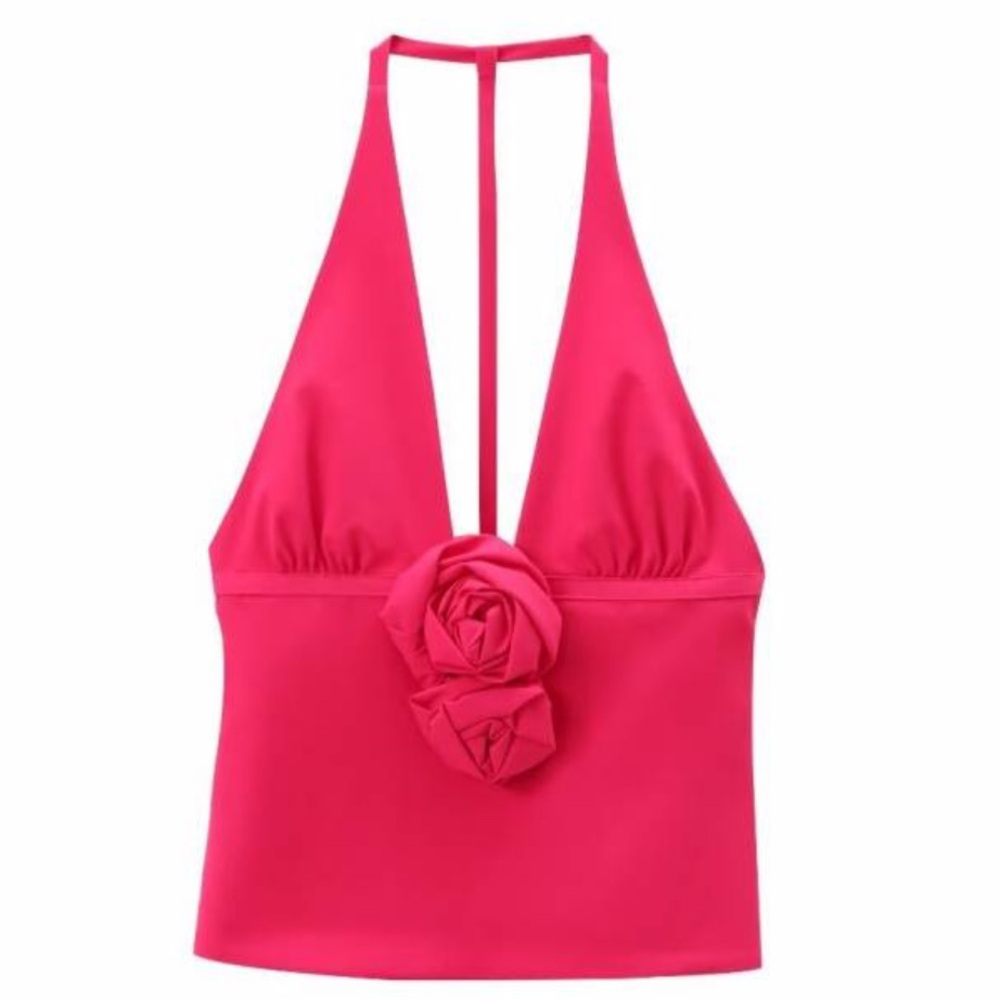 Rose Detail Halter